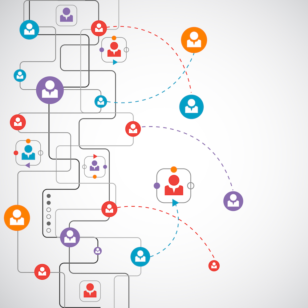 Network concept / Social media